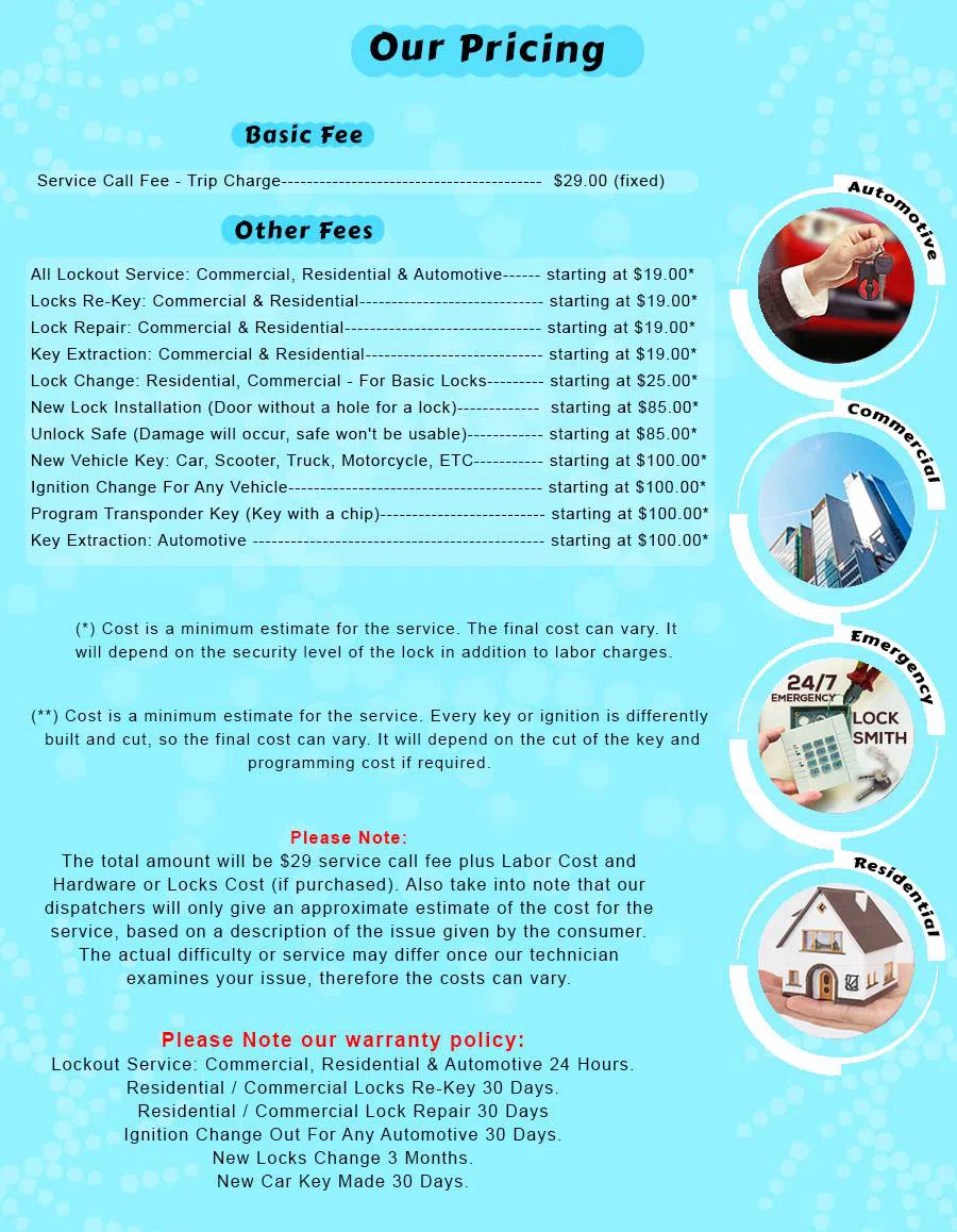 Keystone Locksmith Shop Bradley Beach, NJ 732-412-5599